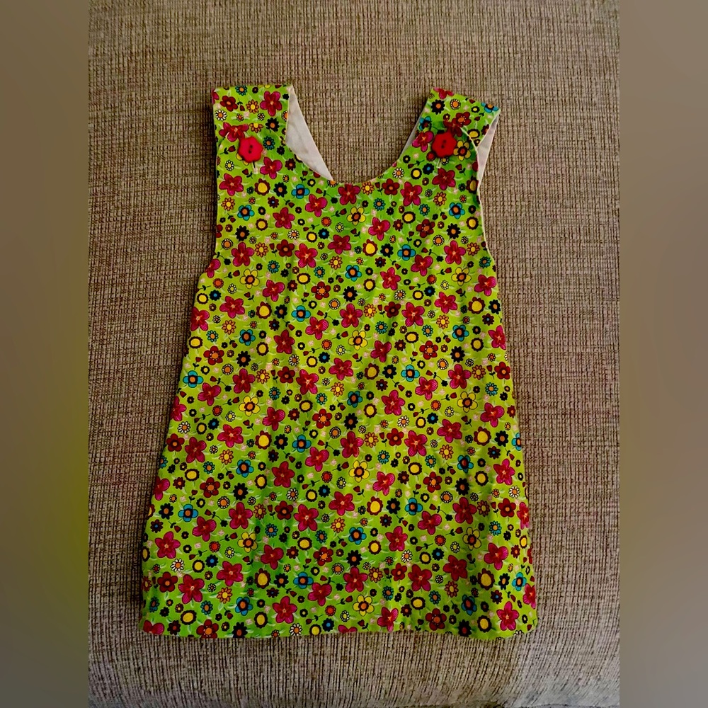 Floral cross back dress